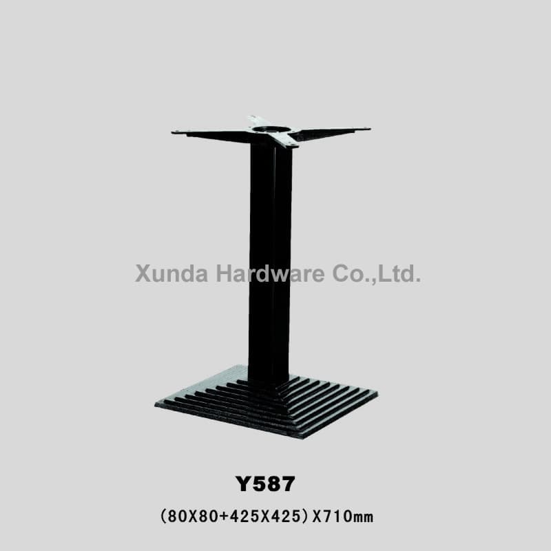 Metal Square Furniture Parts Table Base Y587